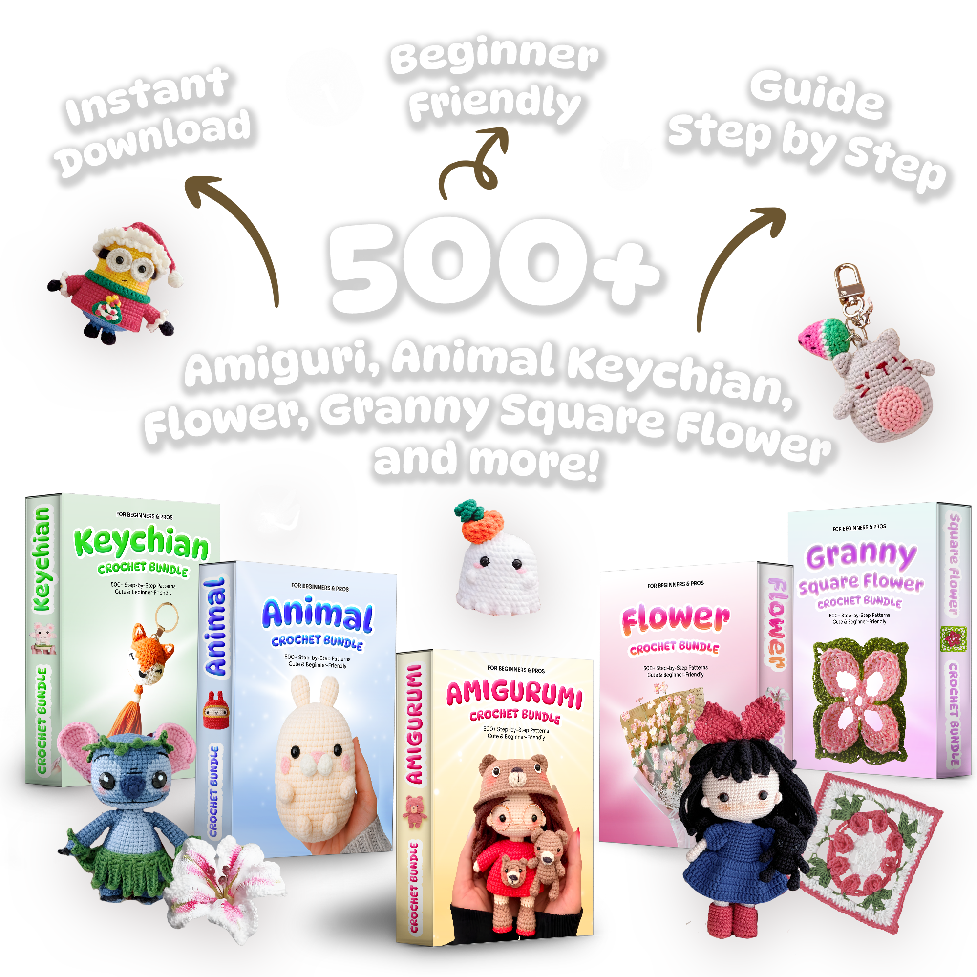 The Ultimate Amigurumi Library: 500+ Professional Crochet Patterns